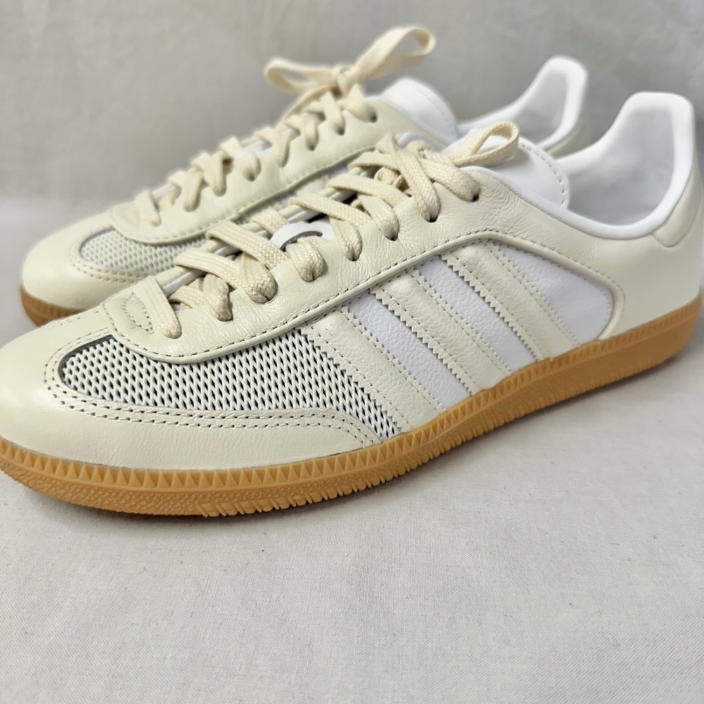 Adidas Samba OG Wonder White Mesh Leather Sneakers‎ JI2064 Womens 8.5 Mens 7 Gum - Picture 14 of 16